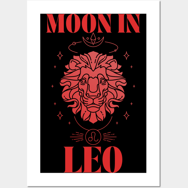 Moon in Leo Wall Art by Souls.Print